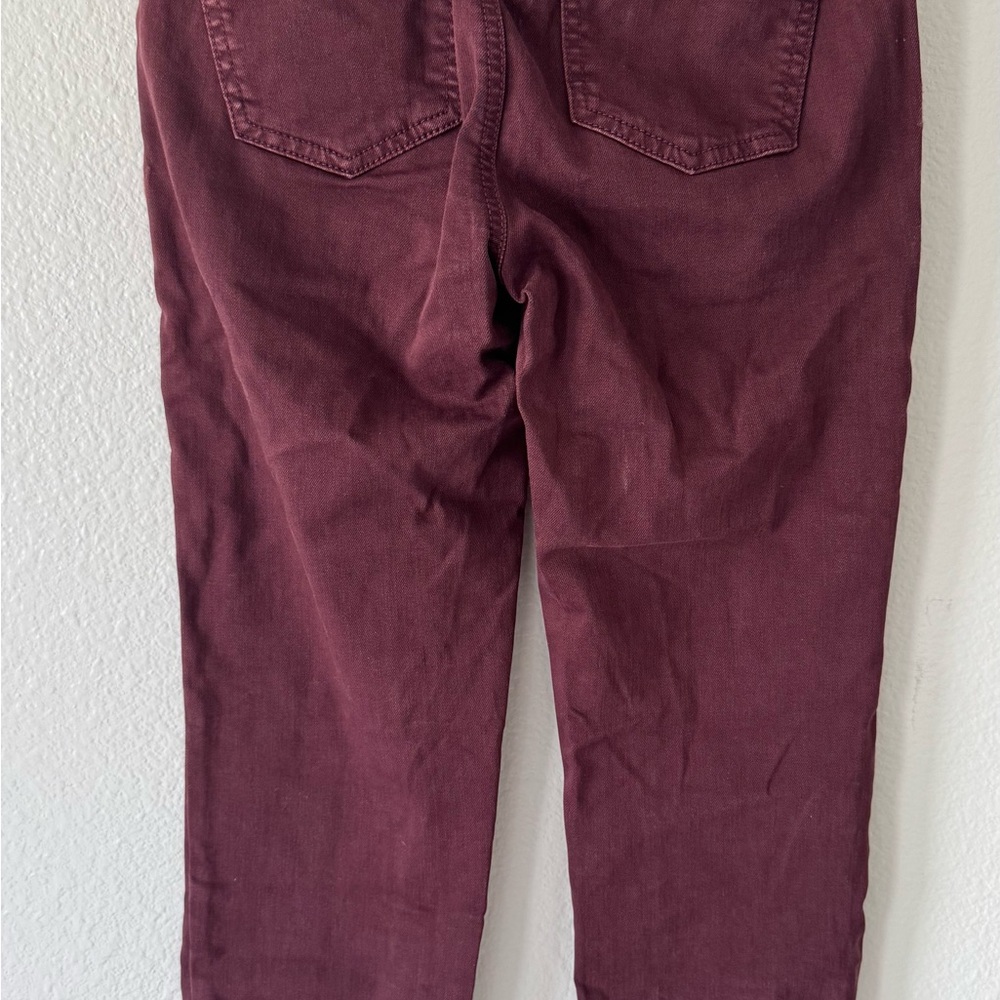 American Eagle Outfitters Red Cargo Jogger Pants Slim Fit Size 0 Petite - Picture 9 of 14